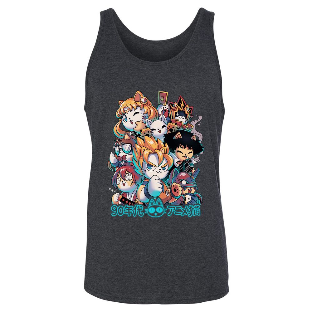 Unisex Jersey Tank - CQ3Q5LD8 - Dark Grey Heather - 6