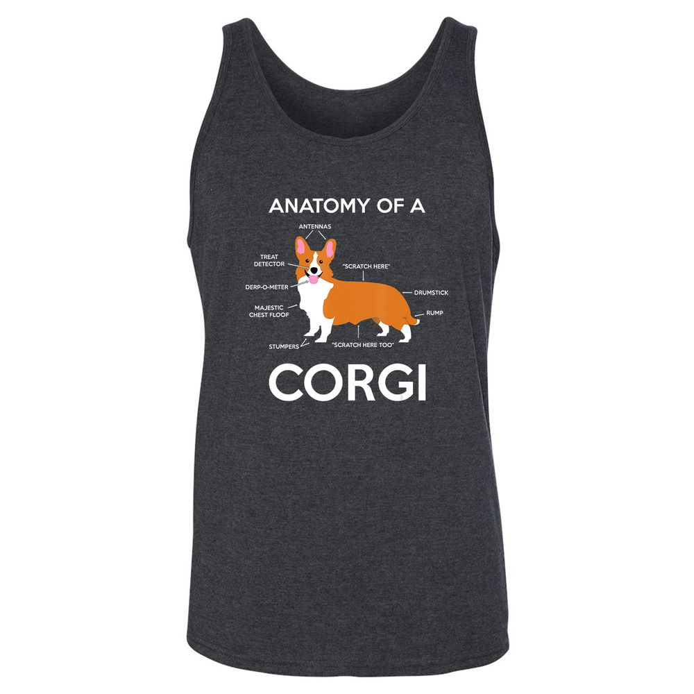 Unisex Jersey Tank - M5T5VR7N - Dark Grey Heather - 6