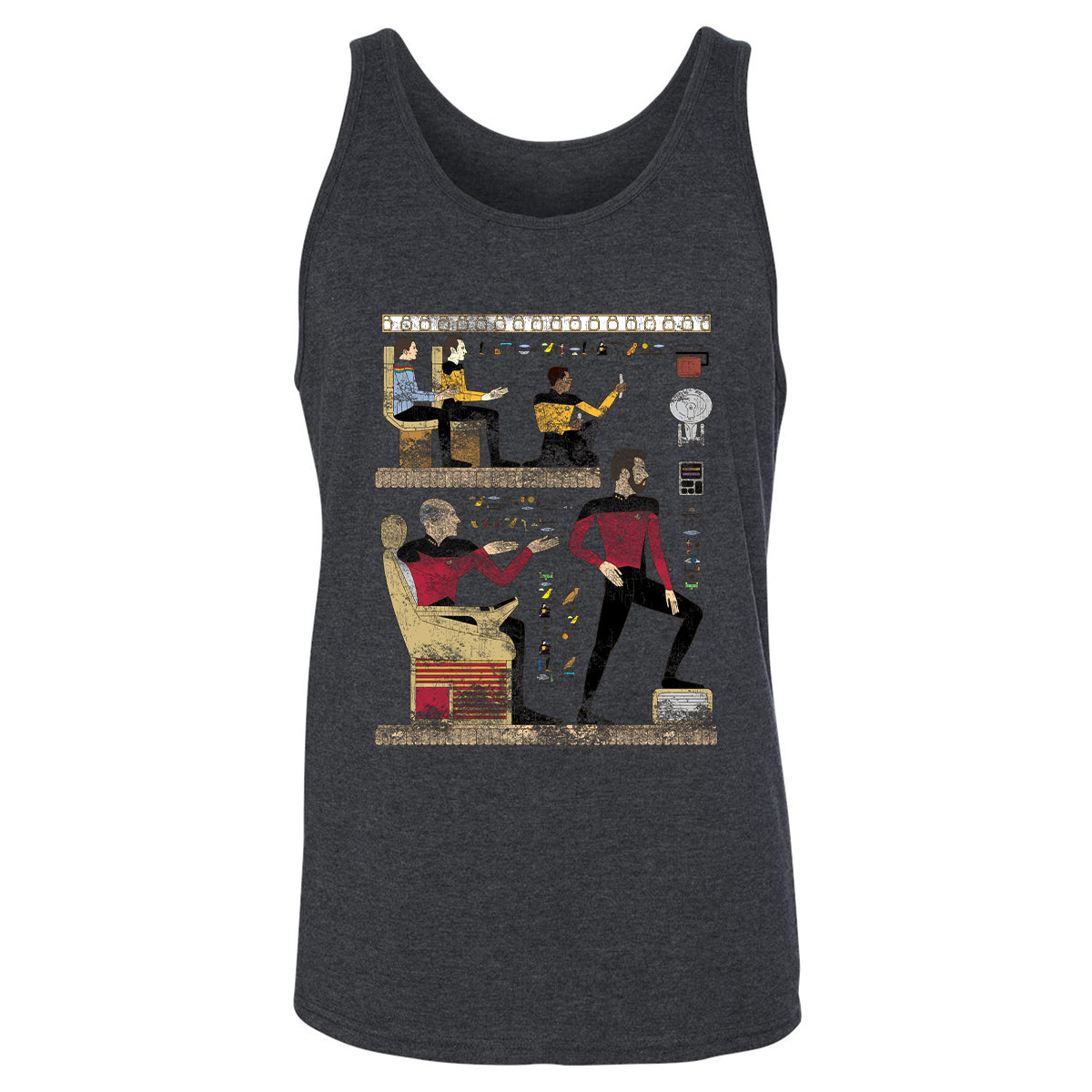 Unisex Jersey Tank - 6VXEZK2F - Dark Grey Heather - 6
