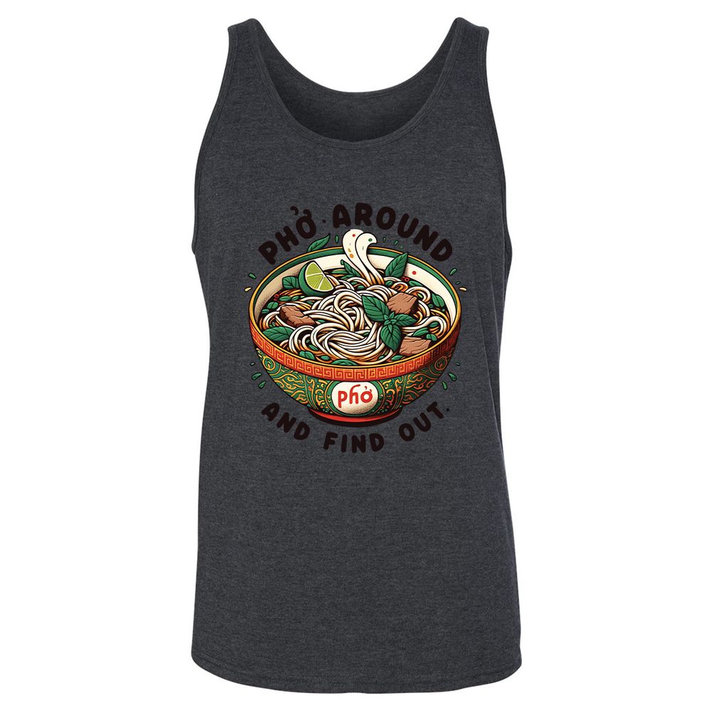 Unisex Jersey Tank - DEDQ4PBW - Dark Grey Heather - 6
