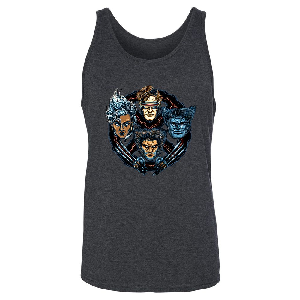 Unisex Jersey Tank - BJRRJYXJ - Dark Grey Heather - 6