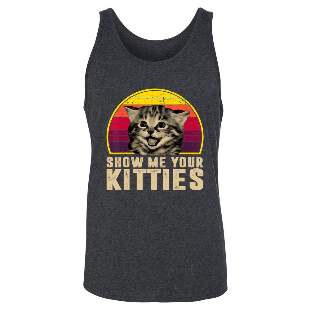 Unisex Jersey Tank - TDHRXMHP - Dark Grey Heather - 6