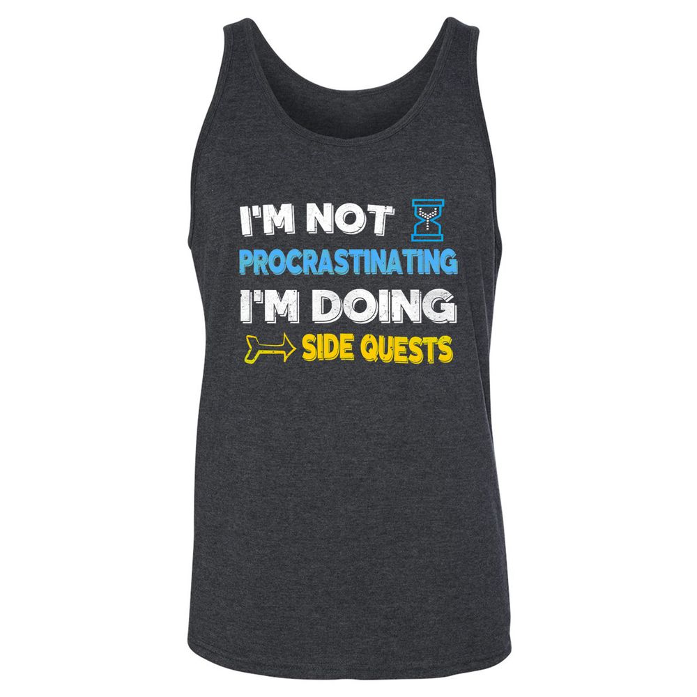 Unisex Jersey Tank - HTF99HMG - Dark Grey Heather - 6