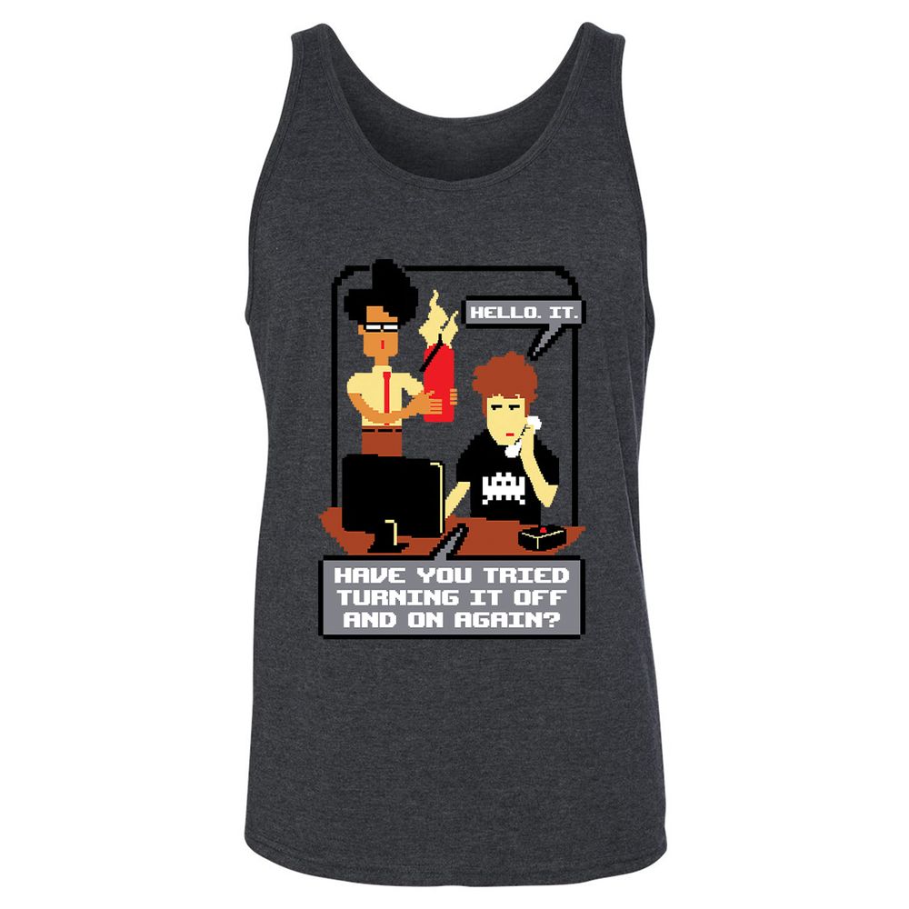 Unisex Jersey Tank - 1PW7NQ77 - Dark Grey Heather - 6