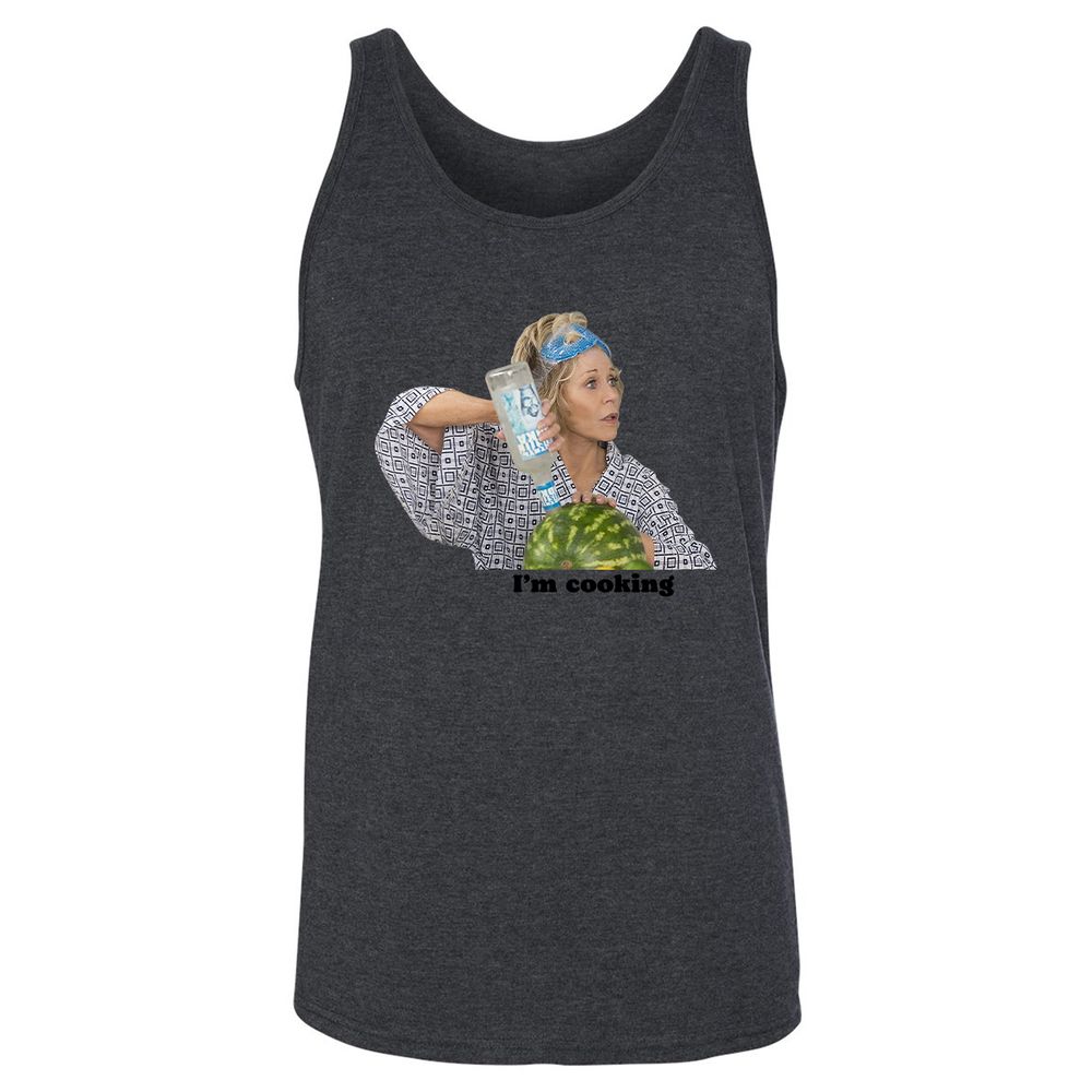 Unisex Jersey Tank - RBQNN2RQ - Dark Grey Heather - 6