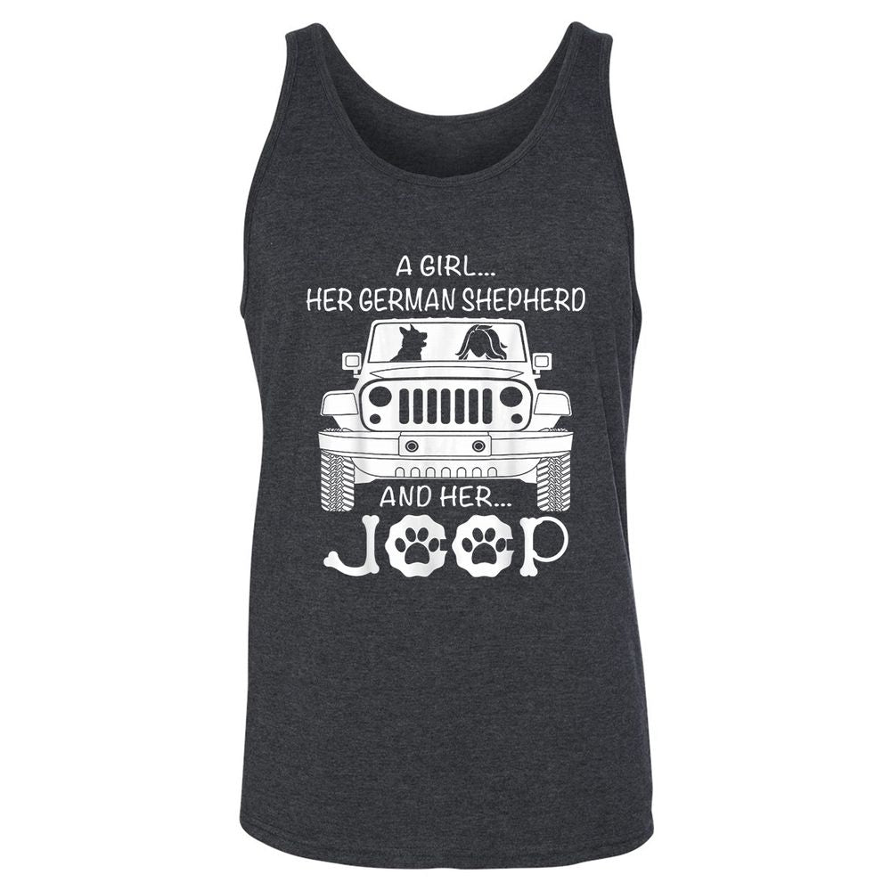 Unisex Jersey Tank - UAWYH527 - Dark Grey Heather - 6