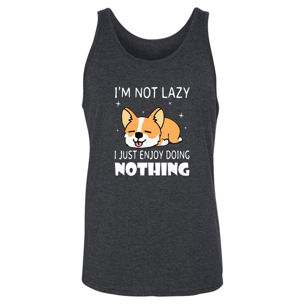 Unisex Jersey Tank - 4M4PB625 - Dark Grey Heather - 6