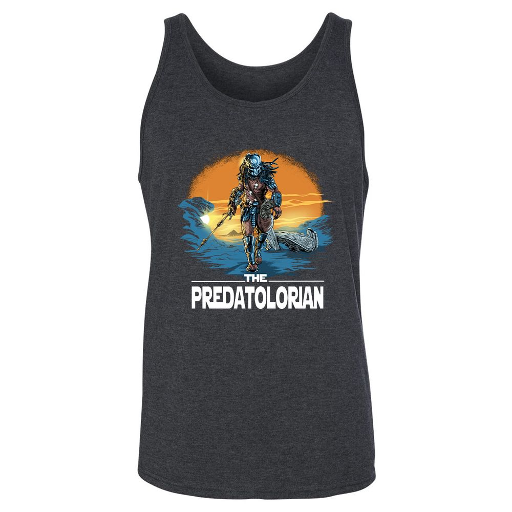 Unisex Jersey Tank - NECKEBBW - Dark Grey Heather - 6