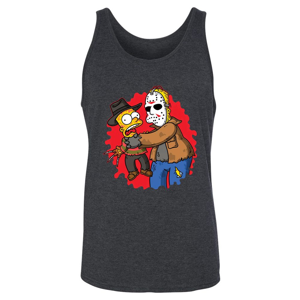 Unisex Jersey Tank - QE9TJFTG - Dark Grey Heather - 6