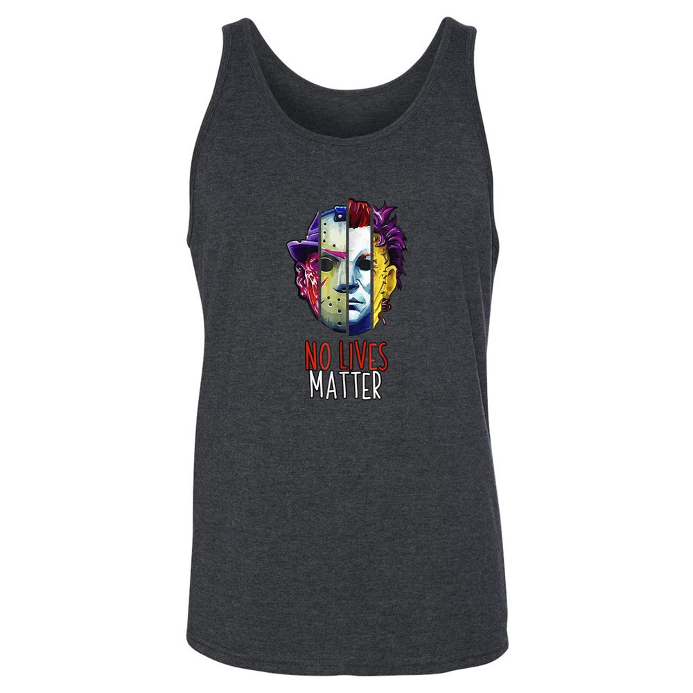 Unisex Jersey Tank - QV1THRSZ - Dark Grey Heather - 6