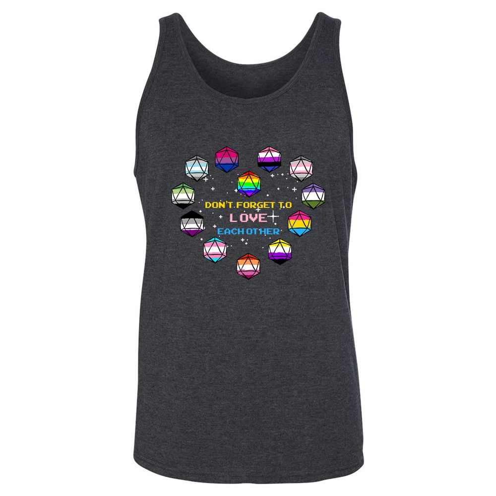 Unisex Jersey Tank - 2E1R5QTQ - Dark Grey Heather - 6