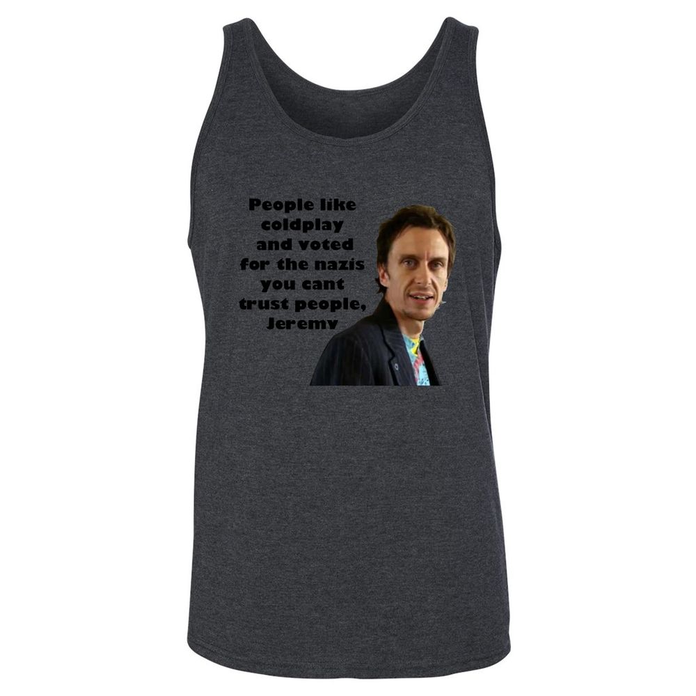 Unisex Jersey Tank - HTZJBBFK - Dark Grey Heather - 6