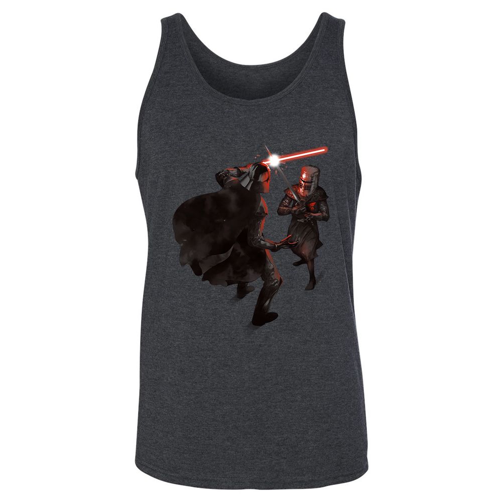 Unisex Jersey Tank - LA76SWQ4 - Dark Grey Heather - 6