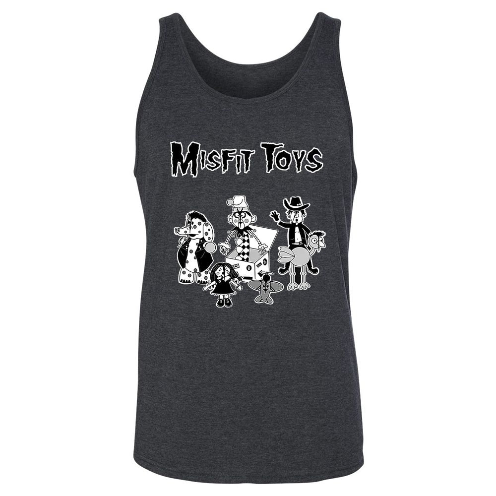 Unisex Jersey Tank - BX7Q4YQA - Dark Grey Heather - 6