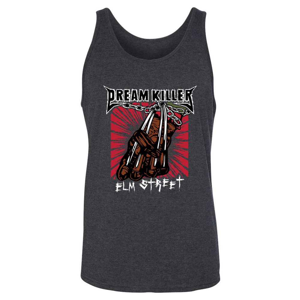 Unisex Jersey Tank - MQLEAFV8 - Dark Grey Heather - 6