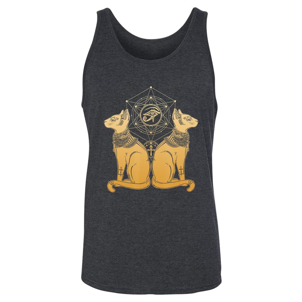 Unisex Jersey Tank - J5P7KDHU - Dark Grey Heather - 6