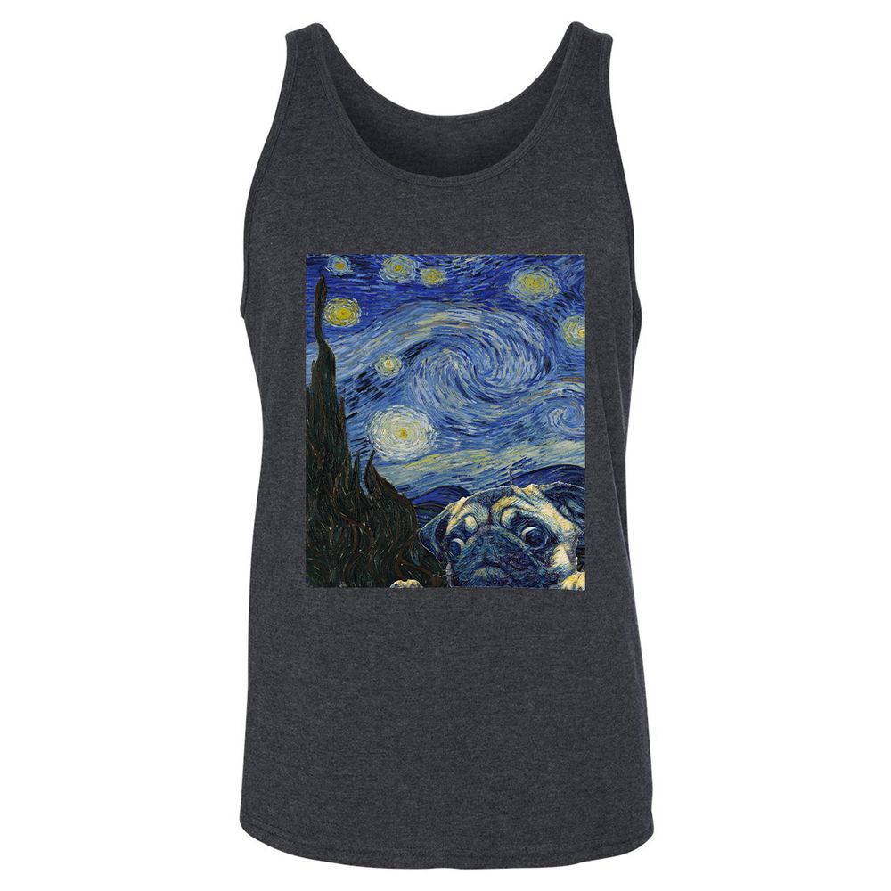 Unisex Jersey Tank - TJ4MQ823 - Dark Grey Heather - 6