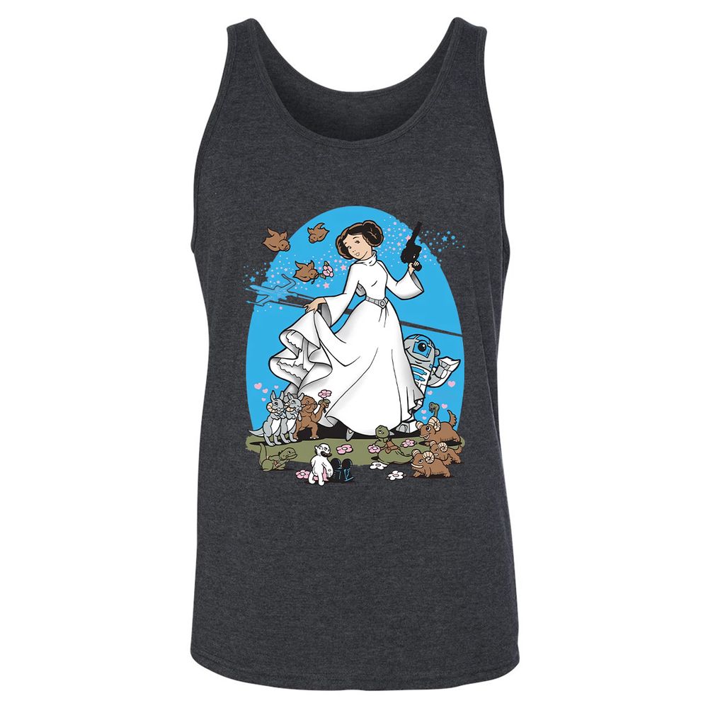 Unisex Jersey Tank - CGTUUFA3 - Dark Grey Heather - 6