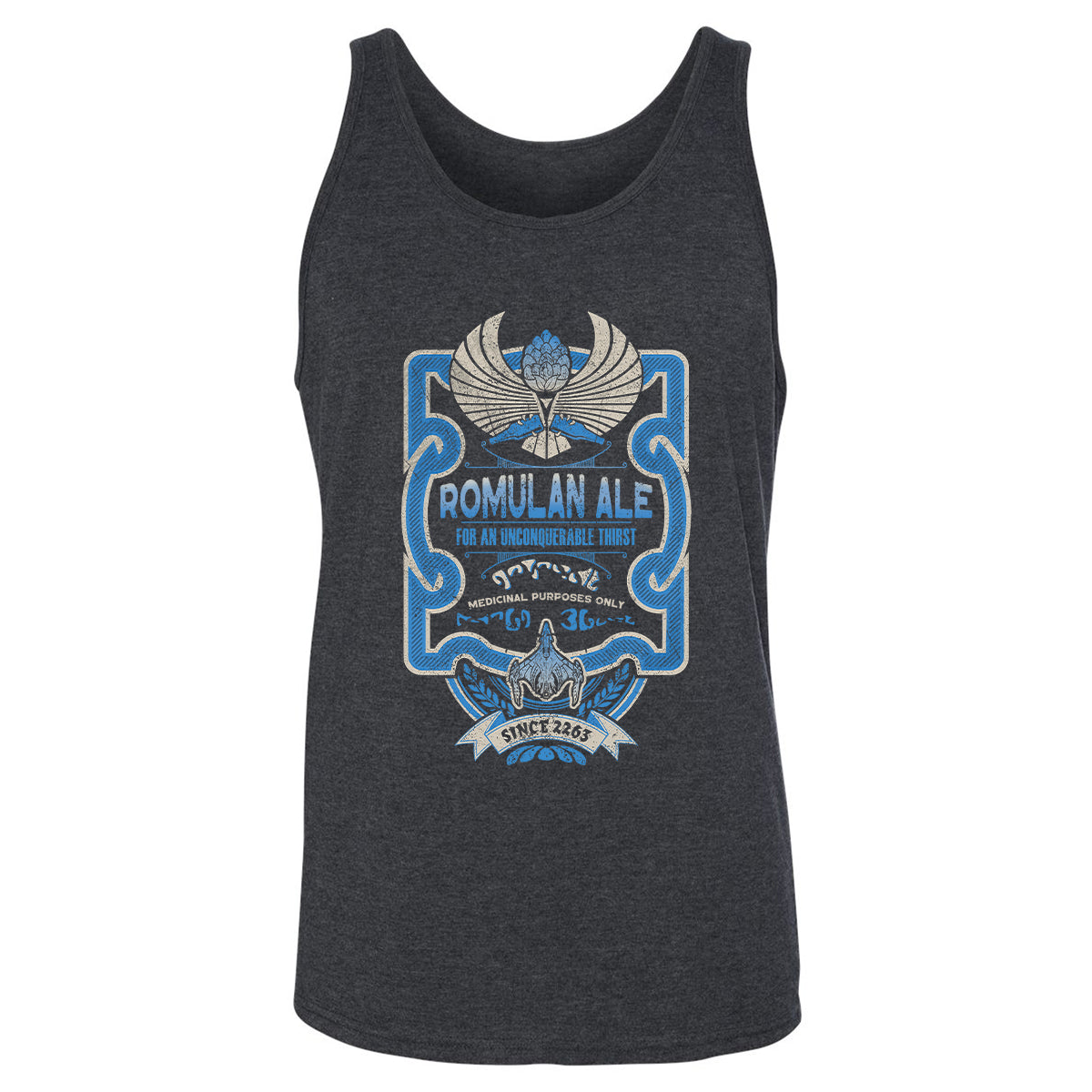 Unisex Jersey Tank - TQ37QXF9 - Dark Grey Heather - 6