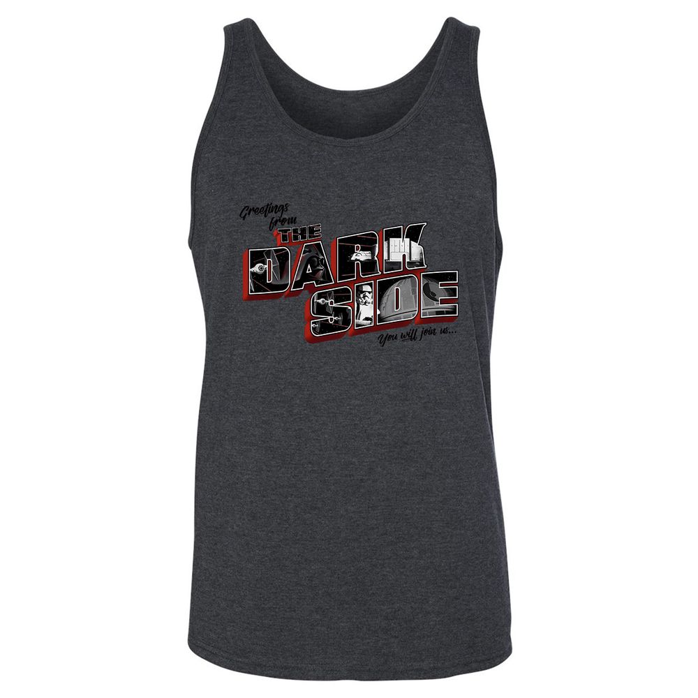 Unisex Jersey Tank - SX4ALQF8 - Dark Grey Heather - 6