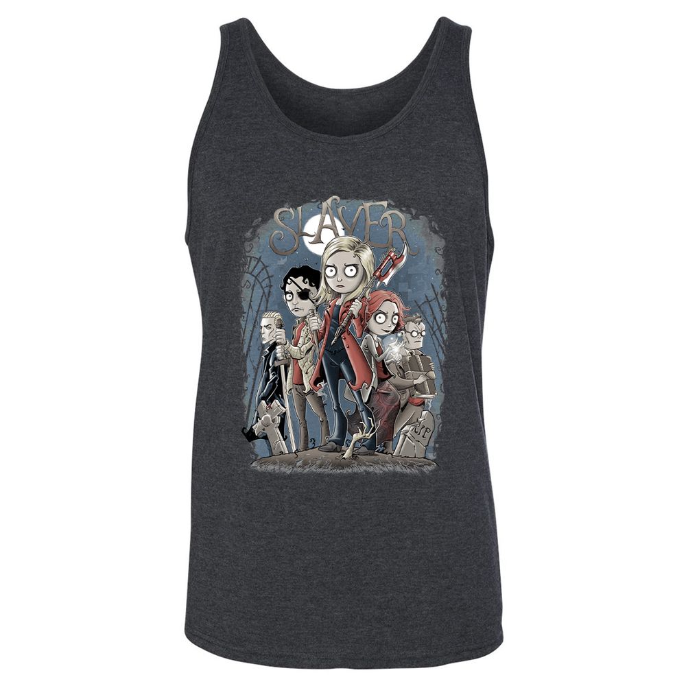 Unisex Jersey Tank - 859PGVYK - Dark Grey Heather - 6
