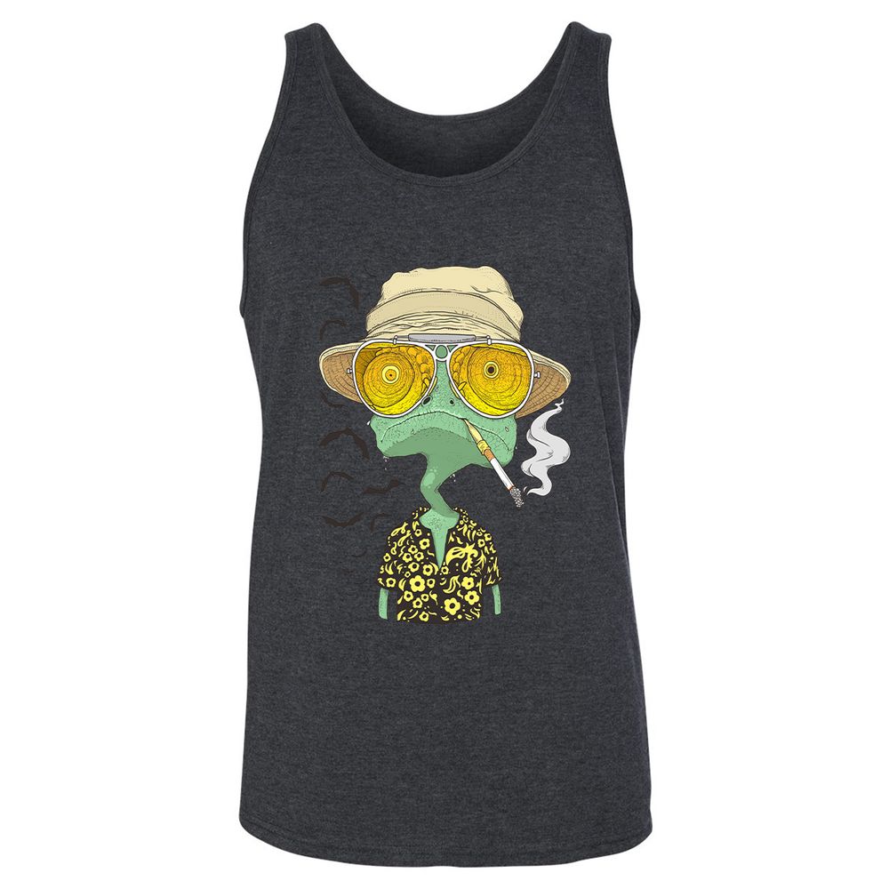 Unisex Jersey Tank - F43ELFN3 - Dark Grey Heather - 6