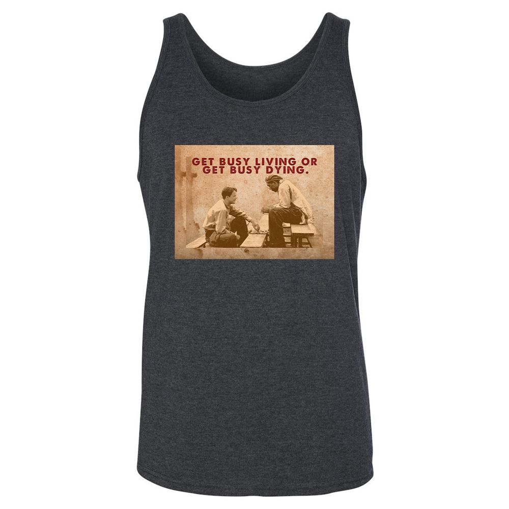 Unisex Jersey Tank - QMK3K9GT - Dark Grey Heather - 6