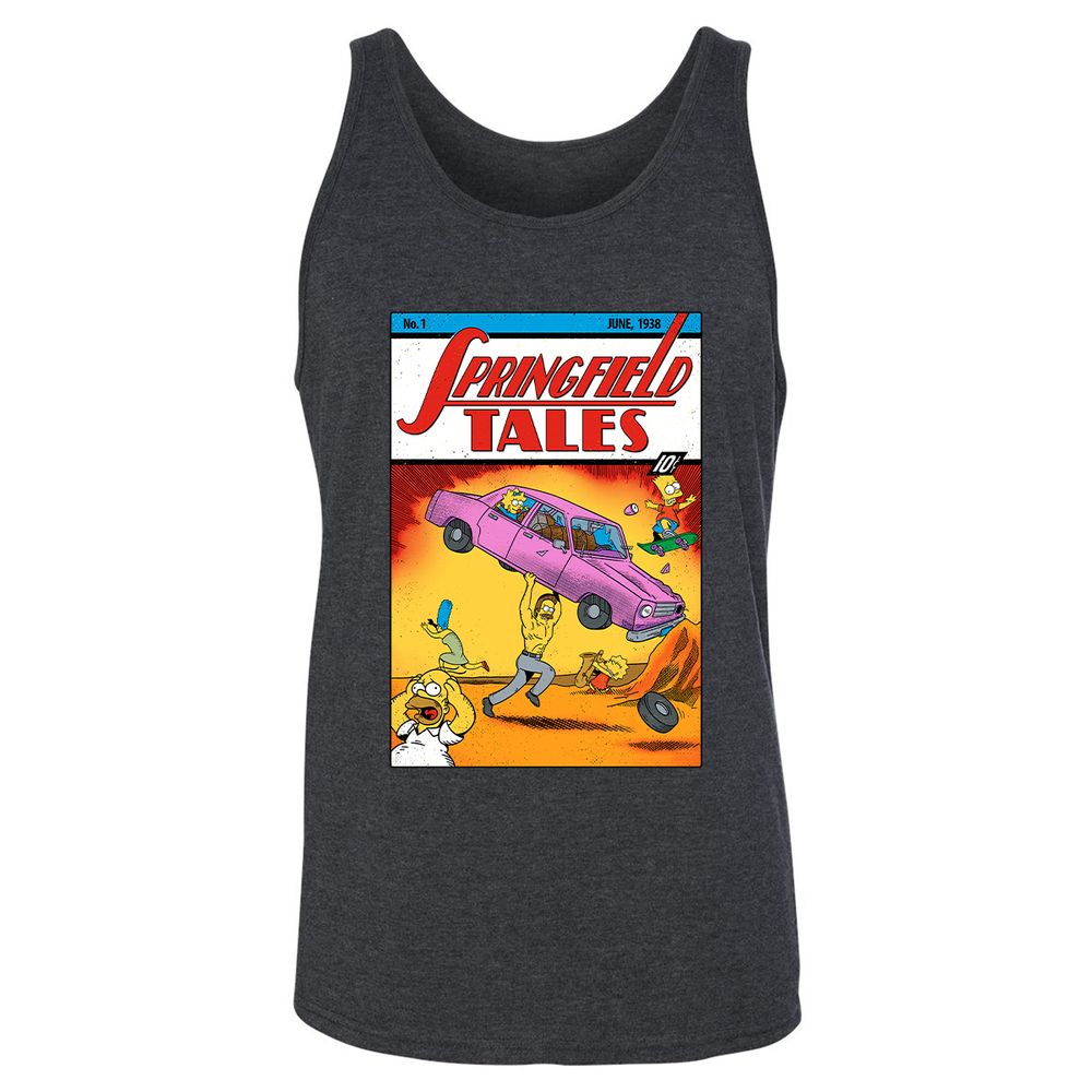Unisex Jersey Tank - 31FFNQL3 - Dark Grey Heather - 6