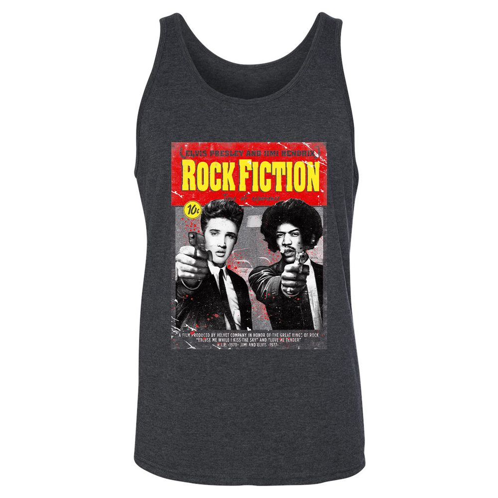Unisex Jersey Tank - 32V33FLA - Dark Grey Heather - 6