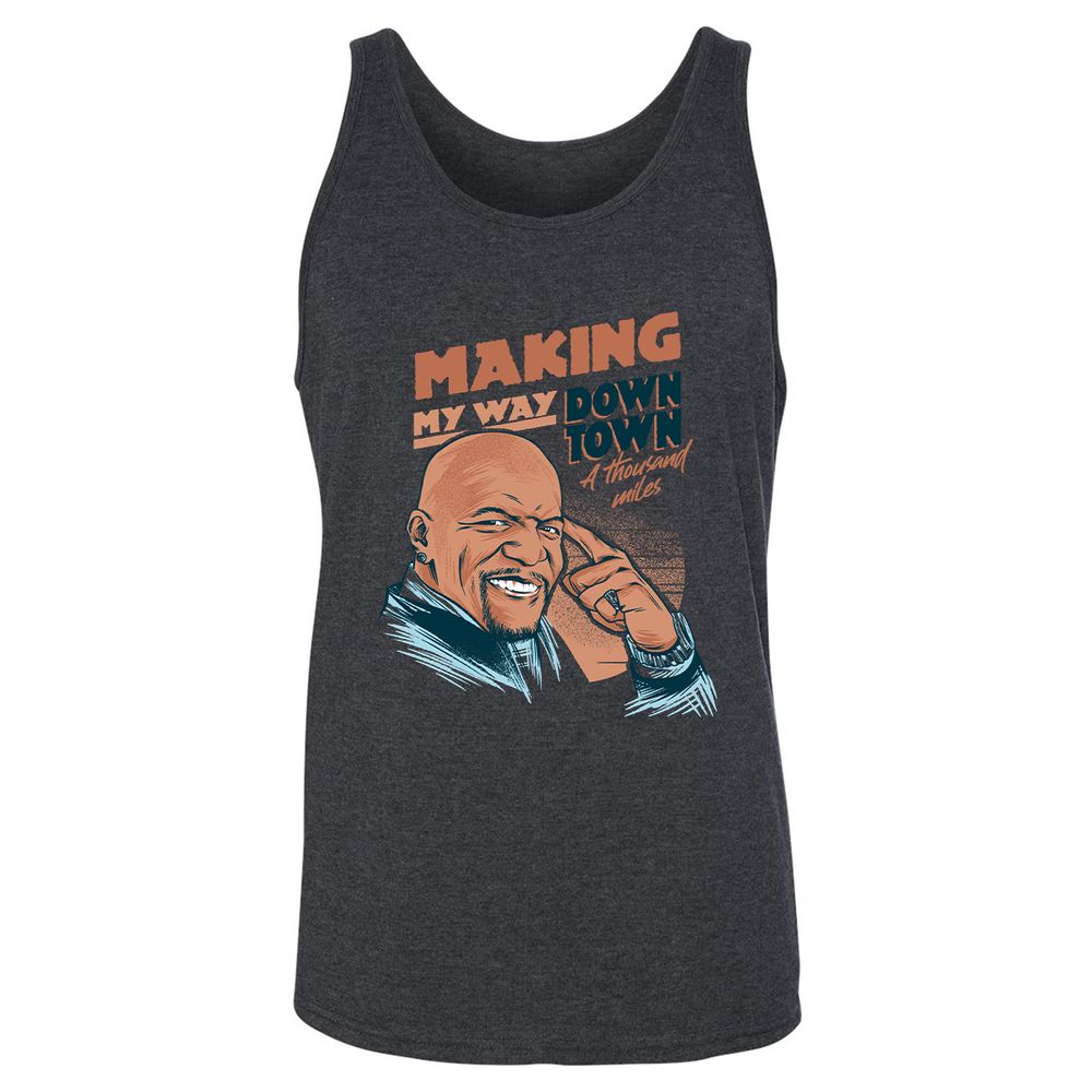 Unisex Jersey Tank - 3SX77QGJ - Dark Grey Heather - 6