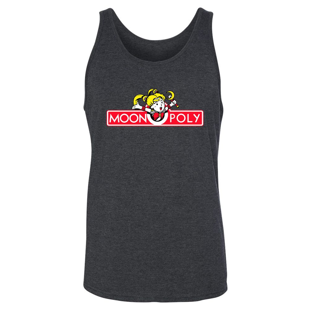 Unisex Jersey Tank - 6CQAVPG2 - Dark Grey Heather - 6