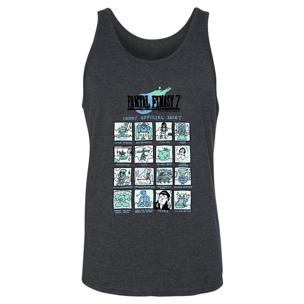 Unisex Jersey Tank - QYC28MB3 - Dark Grey Heather - 6