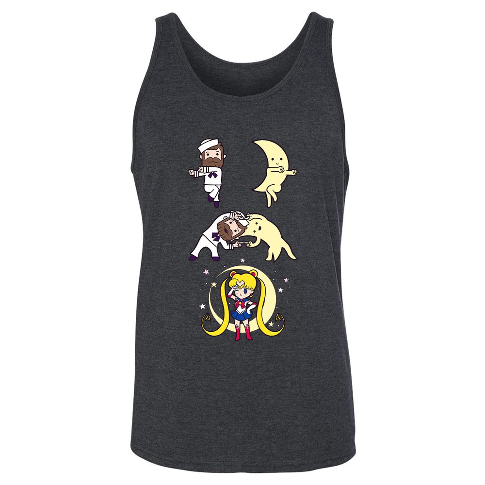 Unisex Jersey Tank - SJJ6Y755 - Dark Grey Heather - 6