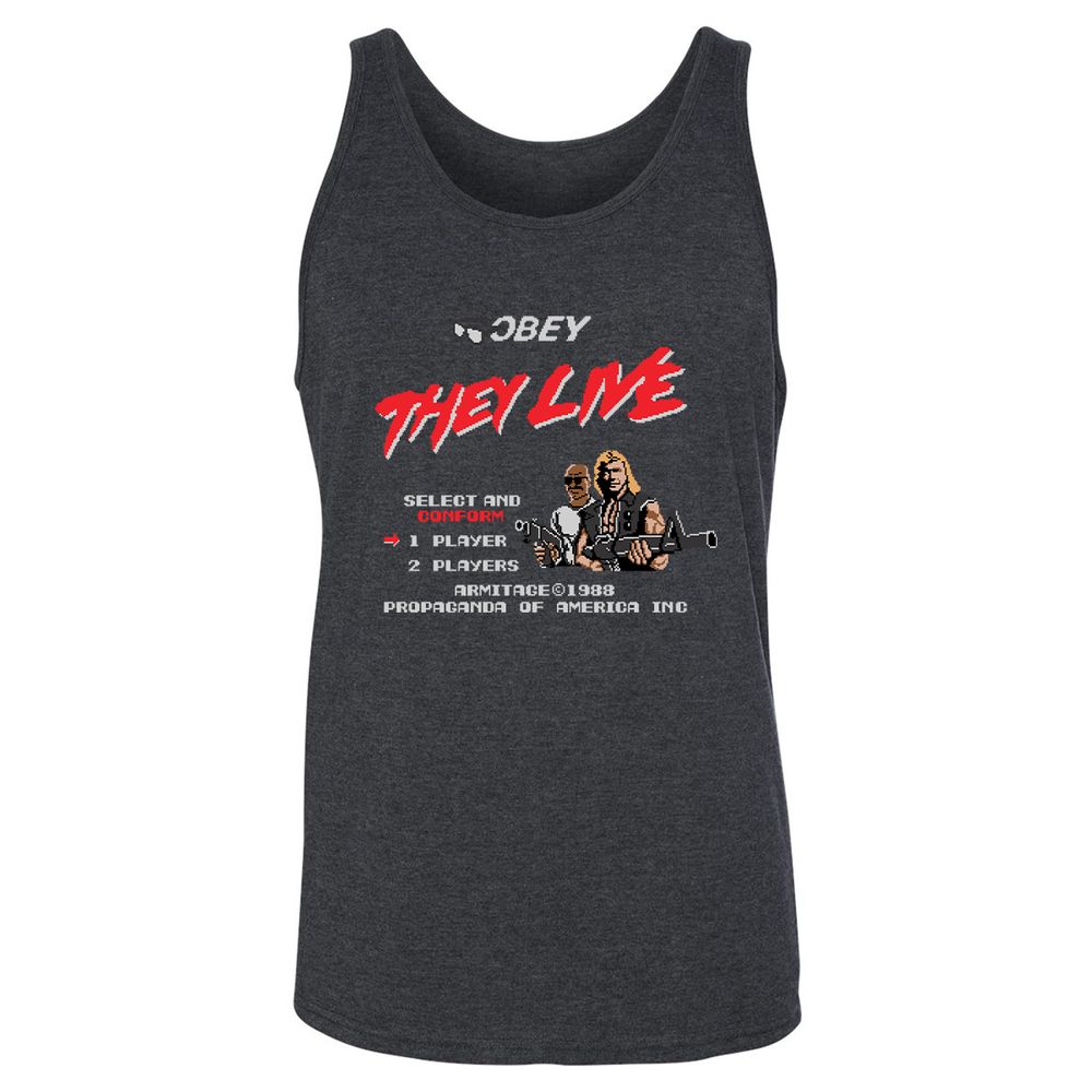 Unisex Jersey Tank - BZA886S9 - Dark Grey Heather - 6