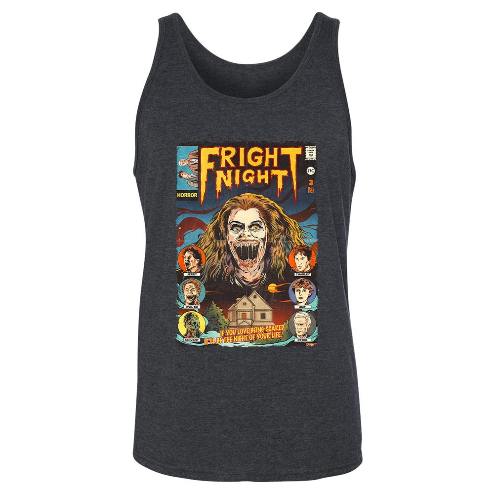 Unisex Jersey Tank - PHCYG8AF - Dark Grey Heather - 6