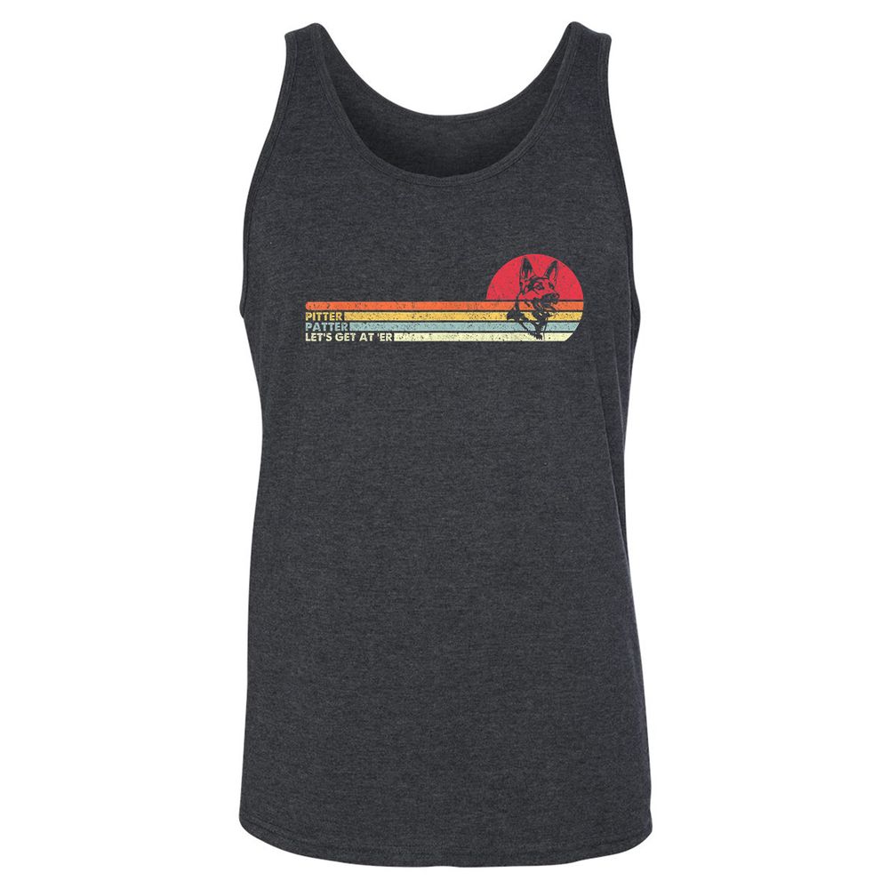 Unisex Jersey Tank - V4GXAQU7 - Dark Grey Heather - 6
