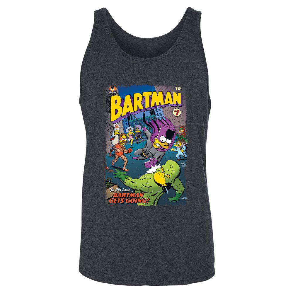 Unisex Jersey Tank - 5AT74CNE - Dark Grey Heather - 6