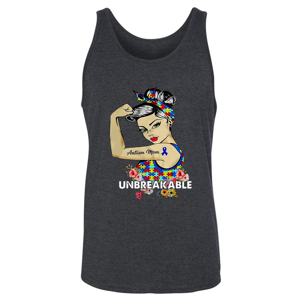 Unisex Jersey Tank - 4VAUHGBW - Dark Grey Heather - 6
