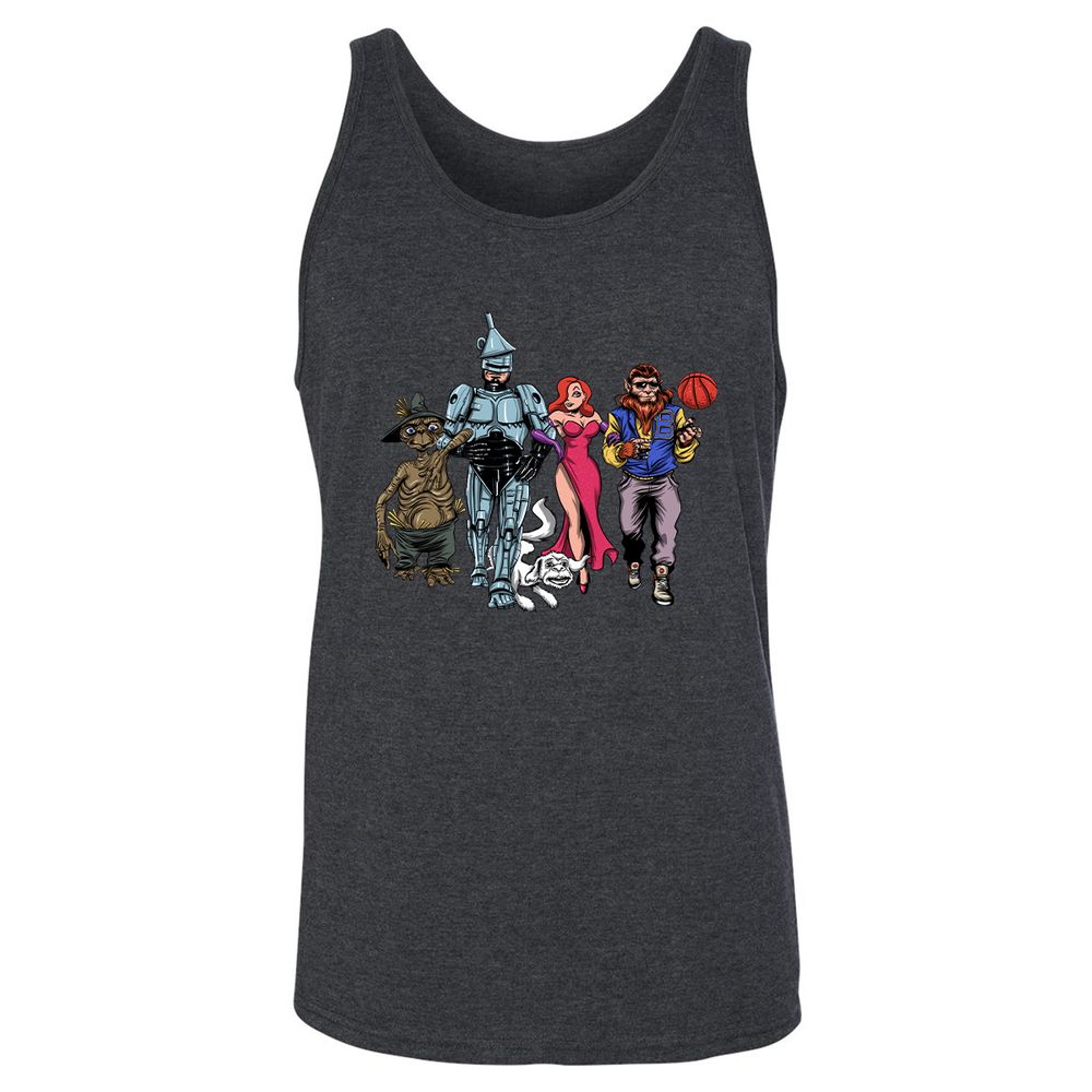 Unisex Jersey Tank - 4VWBQ1D4 - Dark Grey Heather - 6