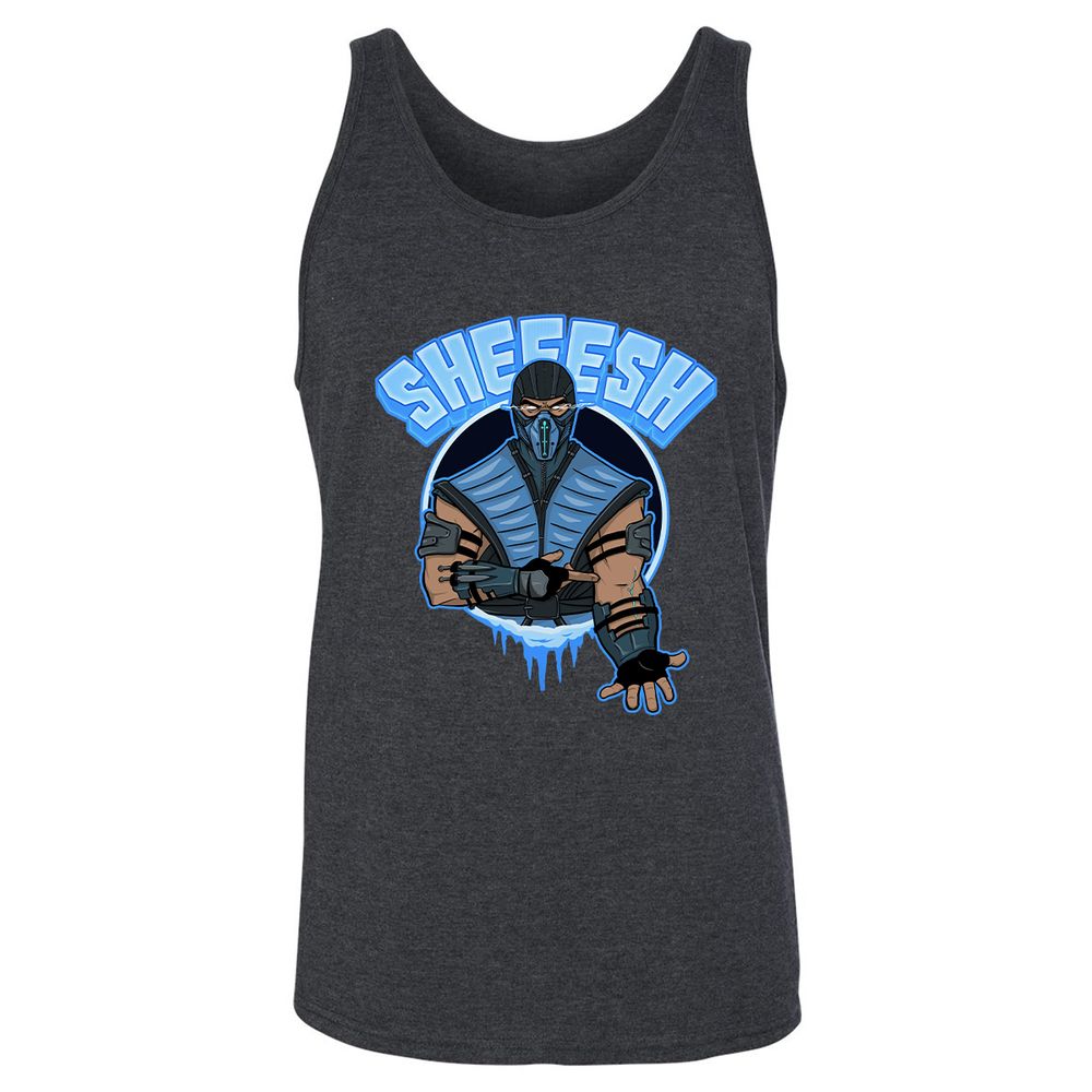 Unisex Jersey Tank - VF7SVEER - Dark Grey Heather - 6