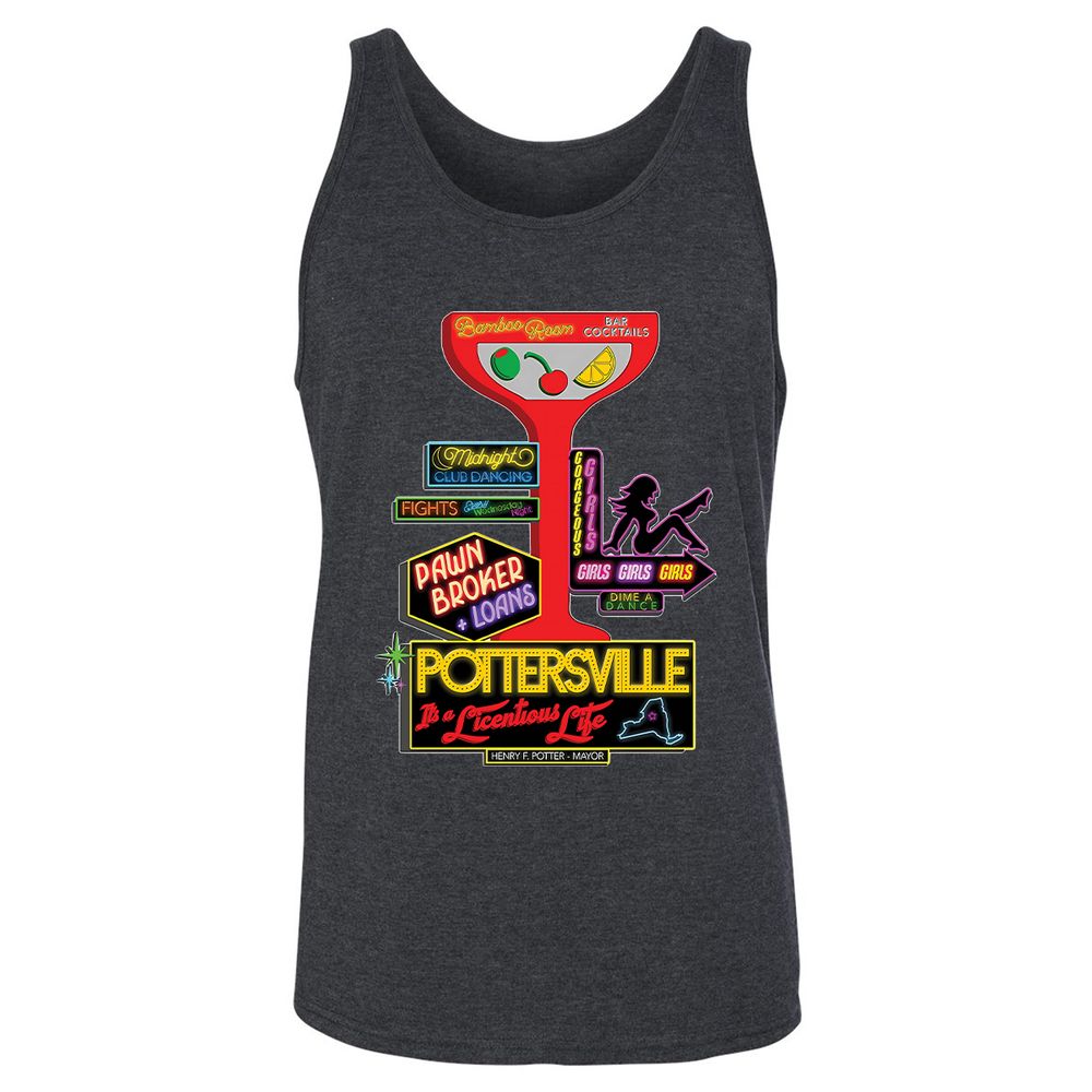 Unisex Jersey Tank - AHAQE46V - Dark Grey Heather - 6