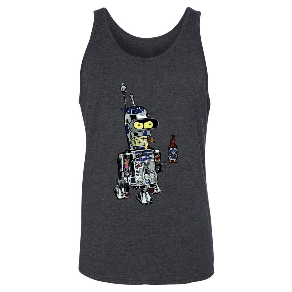Unisex Jersey Tank - QZQB2JPL - Dark Grey Heather - 6
