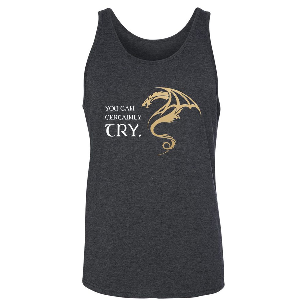 Unisex Jersey Tank - 2U8ELEDA - Dark Grey Heather - 6