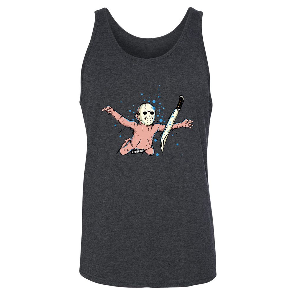 Unisex Jersey Tank - VLQCDAW5 - Dark Grey Heather - 6