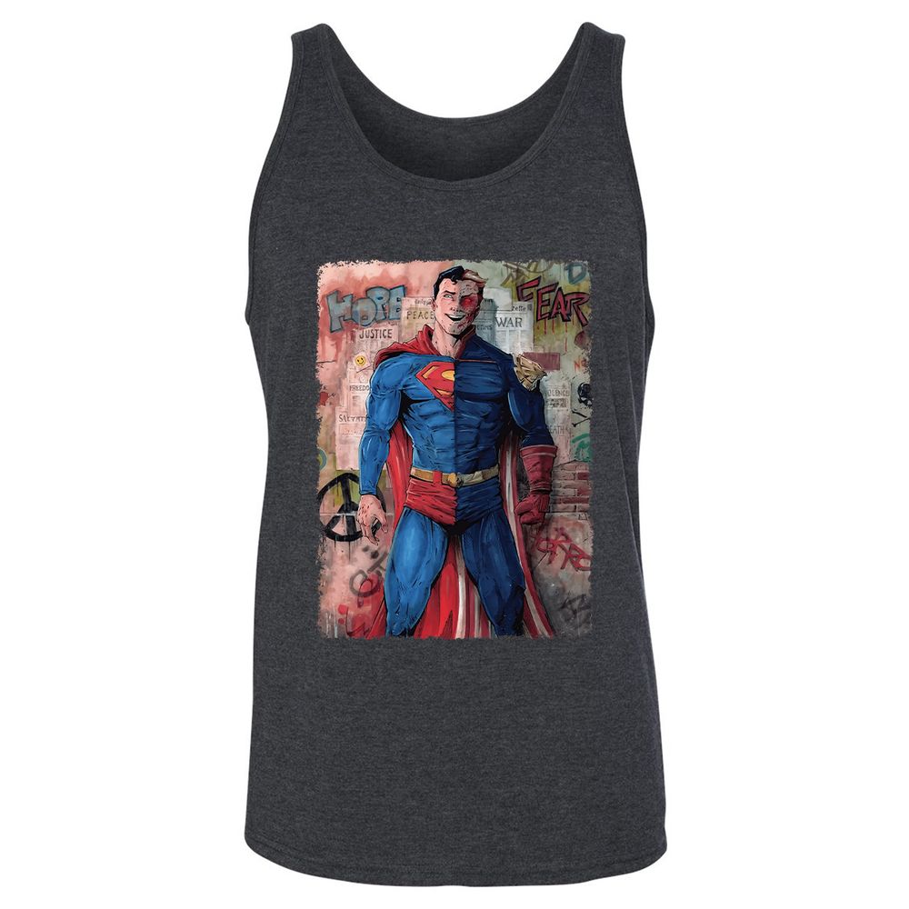 Unisex Jersey Tank - 1RXCWCQL - Dark Grey Heather - 6