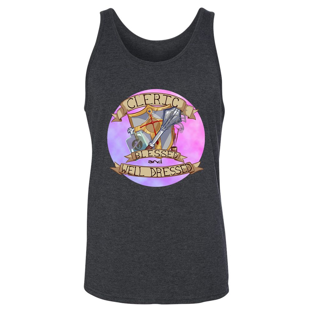Unisex Jersey Tank - YXBBH84H - Dark Grey Heather - 6