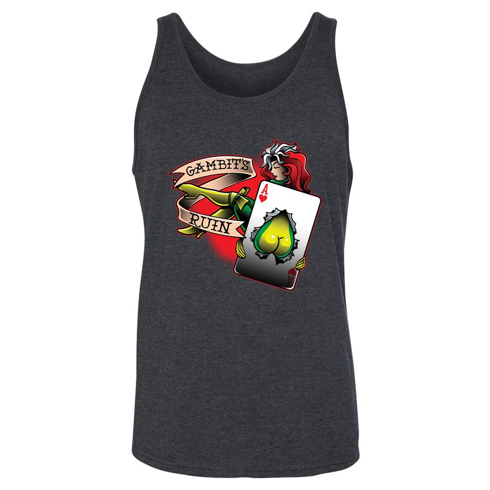 Unisex Jersey Tank - W554AU5U - Dark Grey Heather - 6