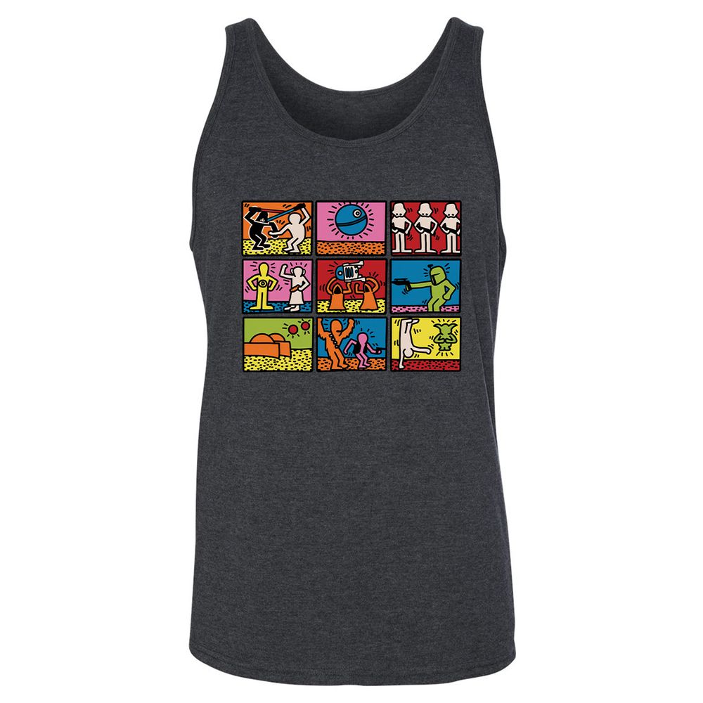 Unisex Jersey Tank - KVR4FC36 - Dark Grey Heather - 6