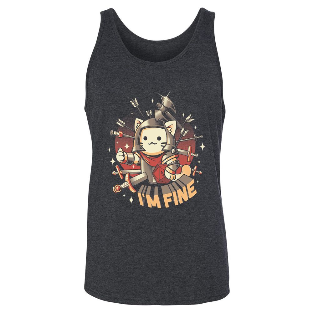 Unisex Jersey Tank - MPU1FGDU - Dark Grey Heather - 6