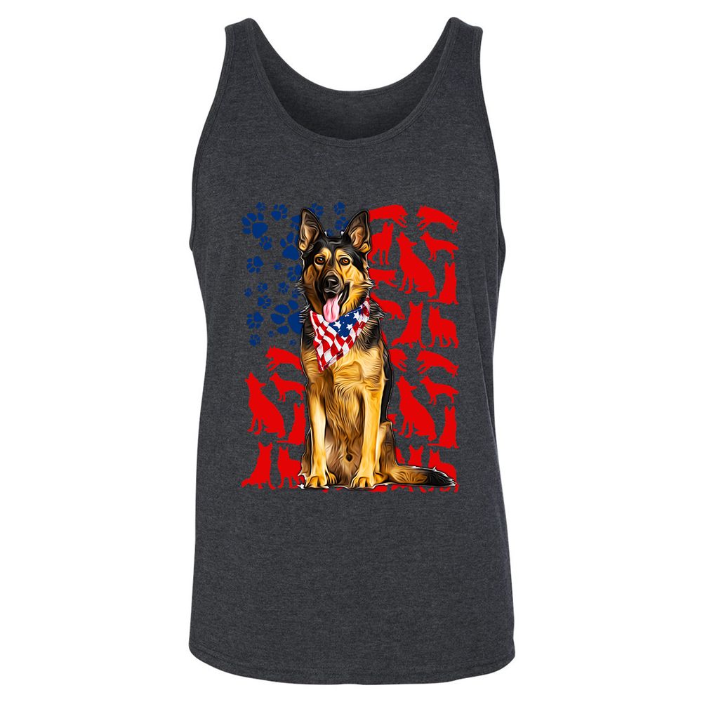 Unisex Jersey Tank - RJ84NLG1 - Dark Grey Heather - 6